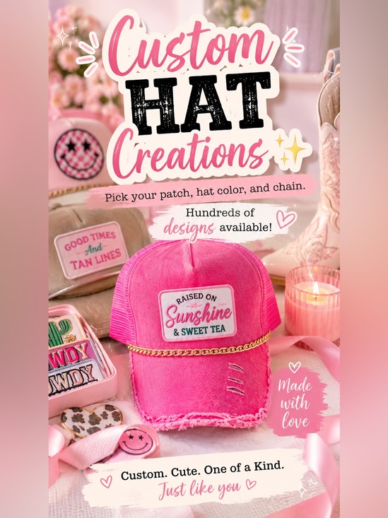 Handmade Accessories - Custom Trucker Cap